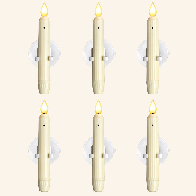 🕯️ Raamkaarsen met Sensor – Automatisch aan bij het vallen van de avond ✨
