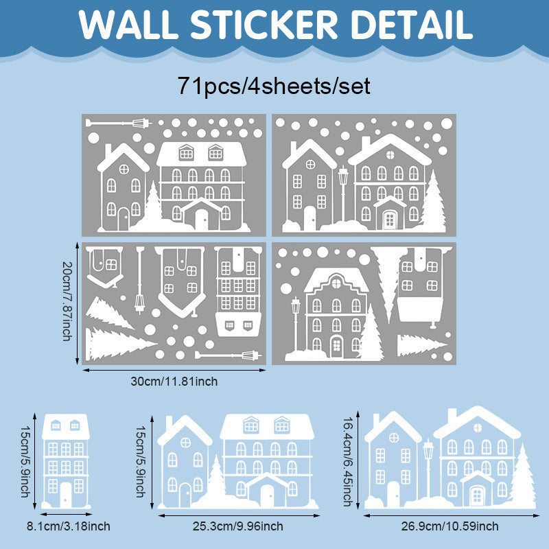 π Kerstdorp Raamstickers π‘