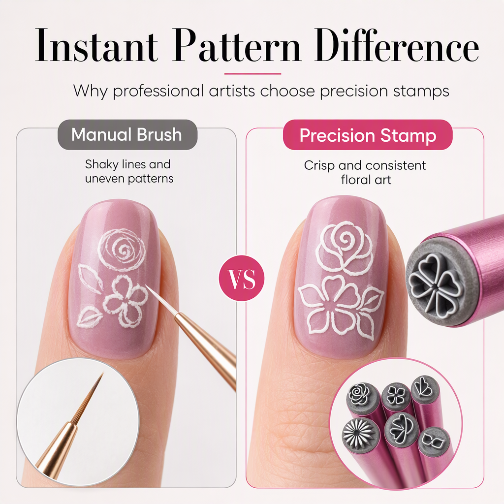 🔥 Vroege Black Friday Sale: 49% KORTING! – Nail Art Stamppennenset 💅✨