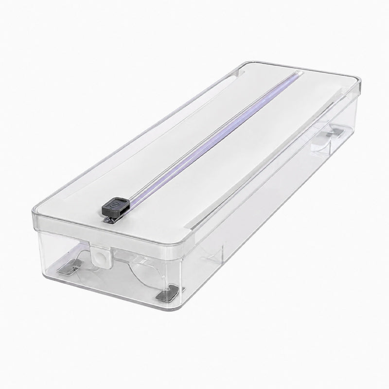 🍳 2-in-1 dispenser voor aluminiumfolie en vershoudfolie met uitschuifbaar mesje! ✂️