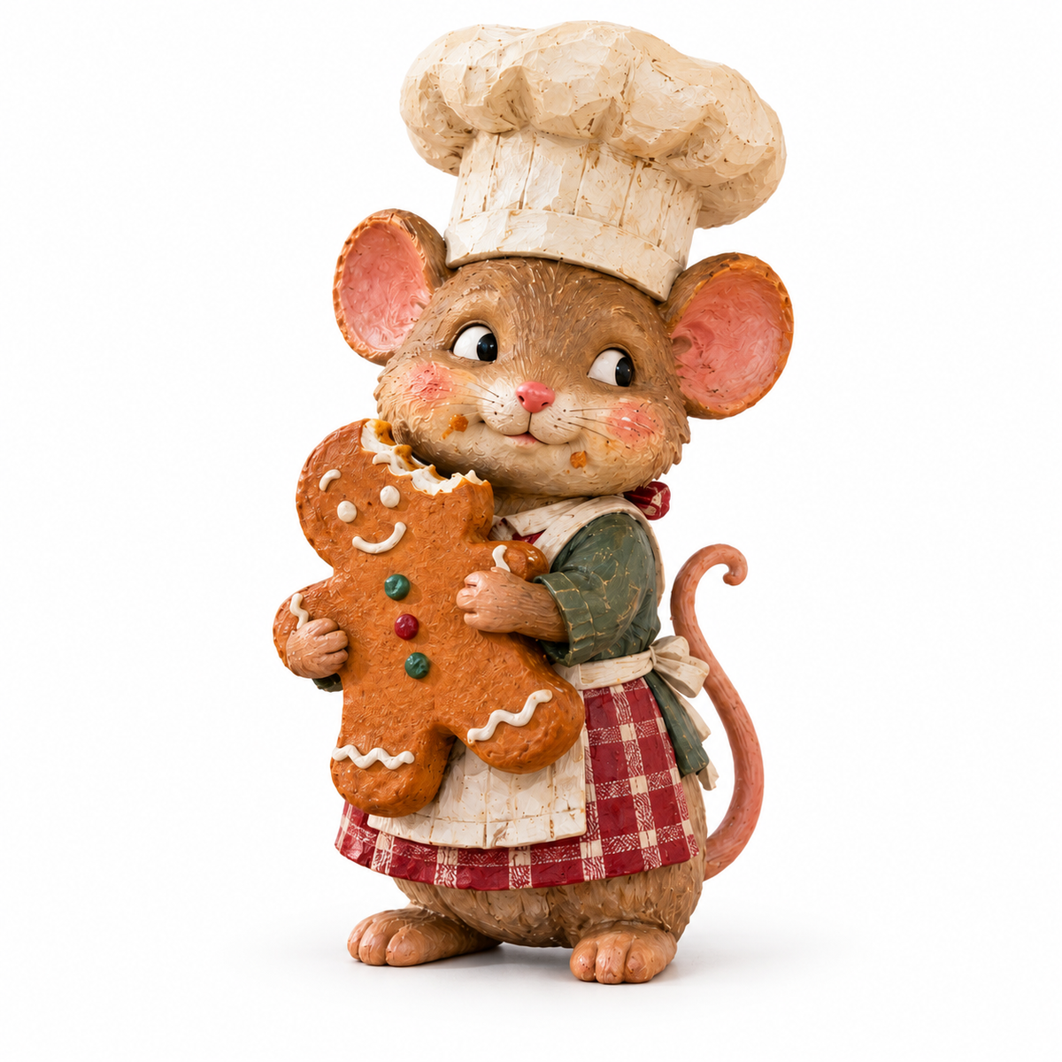 πͺ Gingerbread Mouse Baker Figurine