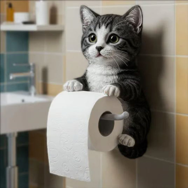 ⌛Specials van deze wee🧻Toiletpapierhouder voor katten aan de muur🐾