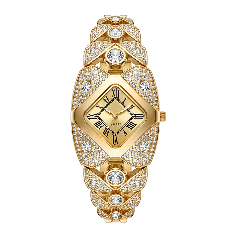 📢⏰ 50% KORTING!! 💎 Elegant dameshorloge met kwartsuurwerk en armband