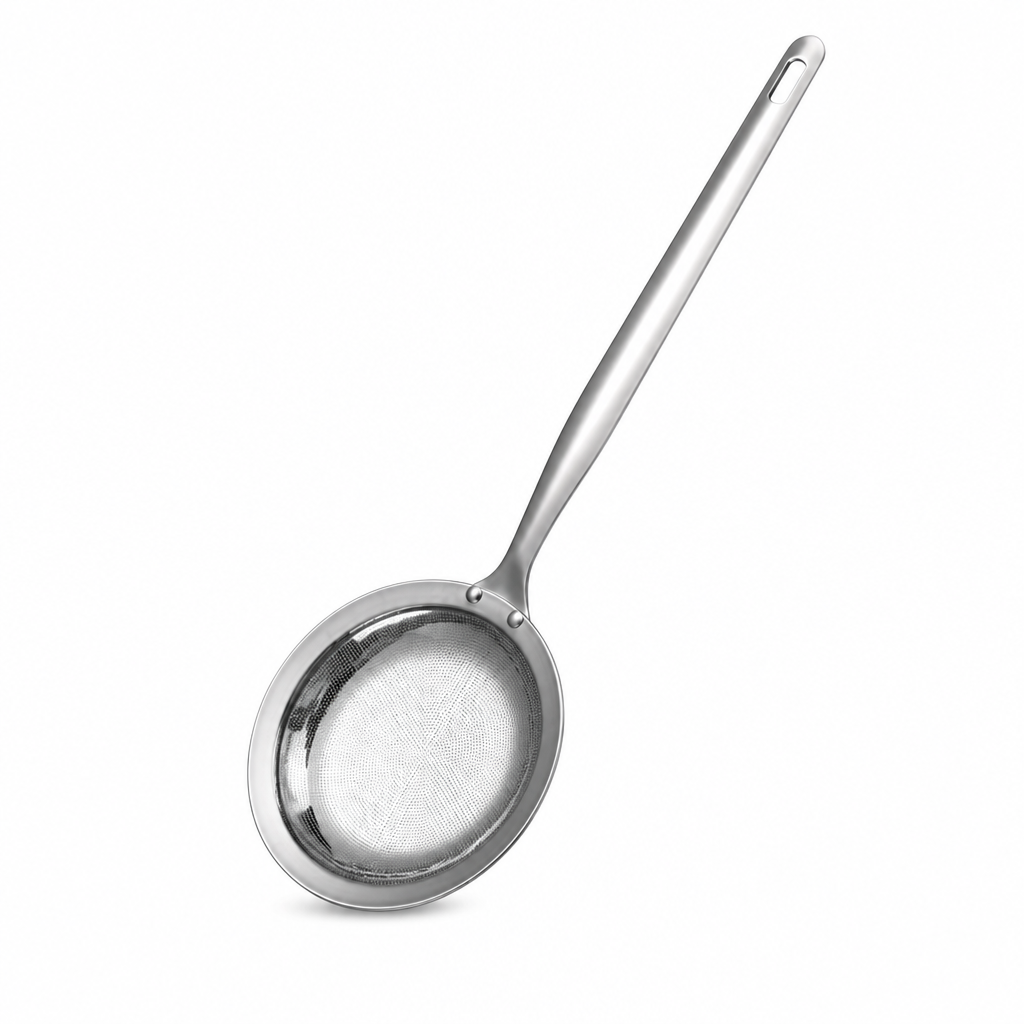 🥣 Fijnmazige Vet- & Schuimspaan – Vangt alles in één keer! 🥣