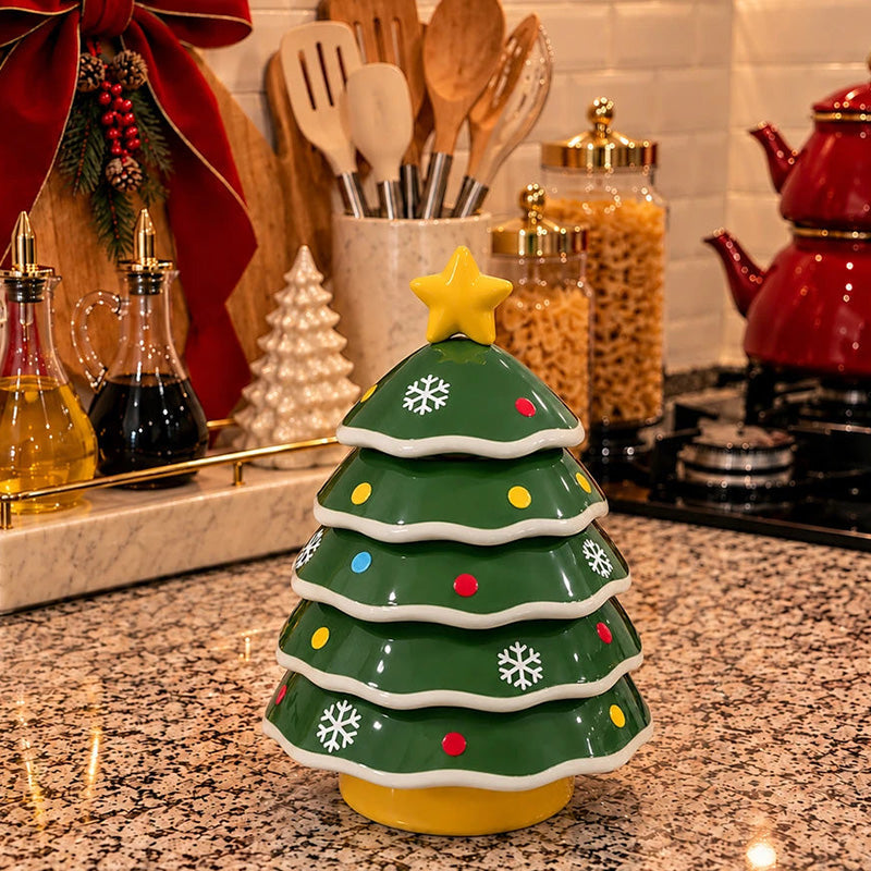 🎄 Dippingschaal in de vorm van een kerstboom 🎄