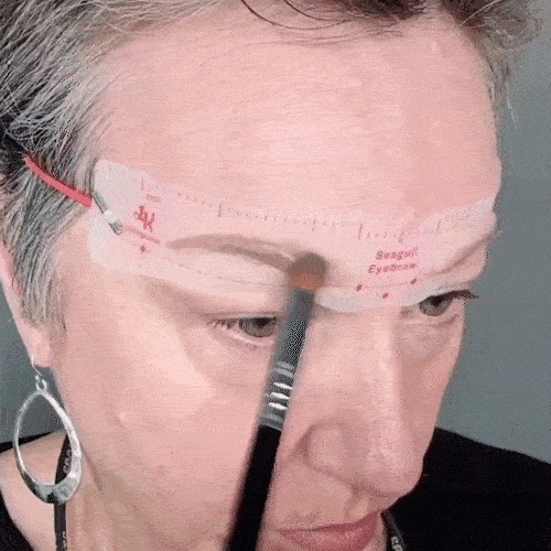 ✨Meest populair - herbruikbare wenkbrauwtekenhulp, meerdere wenkbrauwvormen waaruit u kunt kiezen