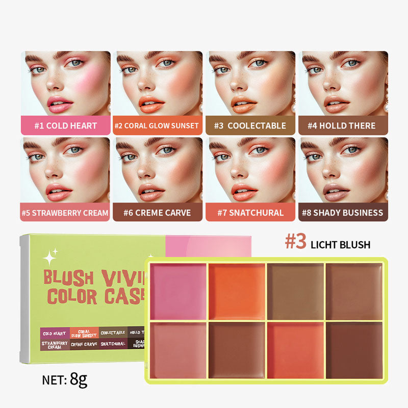 Levendige kleuren blush palet 🌸💖