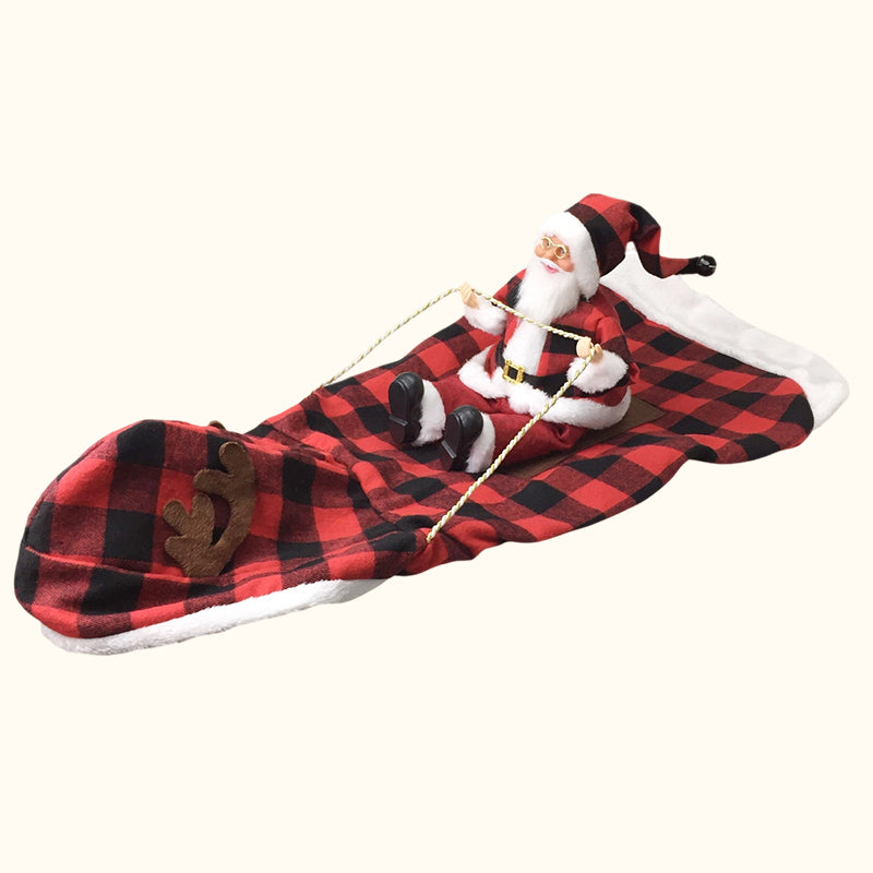 🎅 Santa Rider — feestelijke kerstoutfit voor je hond