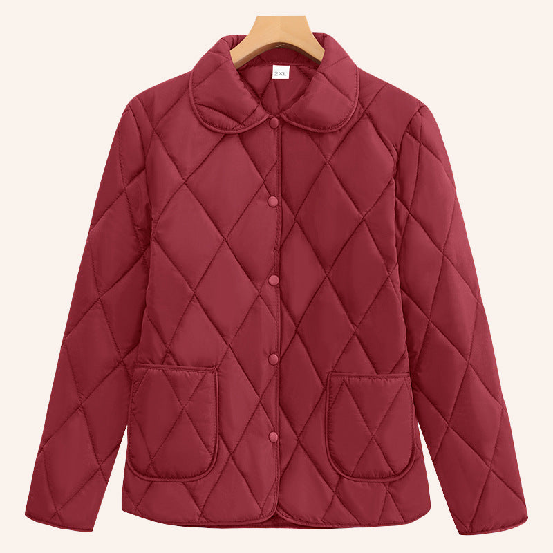 ✨ Korte Dames Jas met Ruitpatroon 🧥