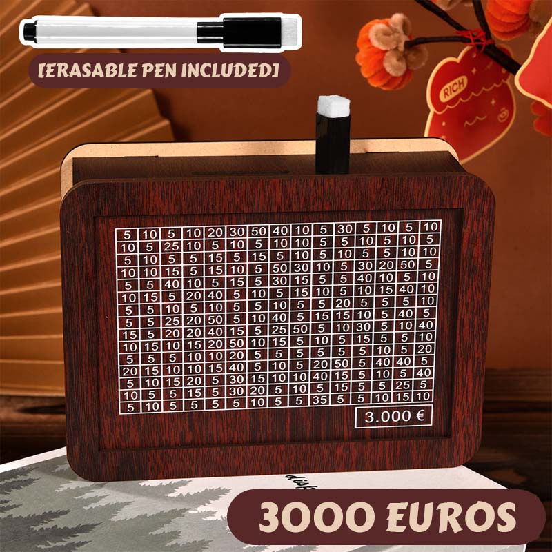🔥Houten digitale spaarpot