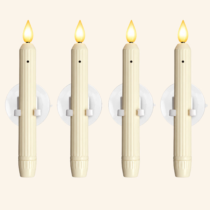 🕯️ Raamkaarsen met Sensor – Automatisch aan bij het vallen van de avond ✨