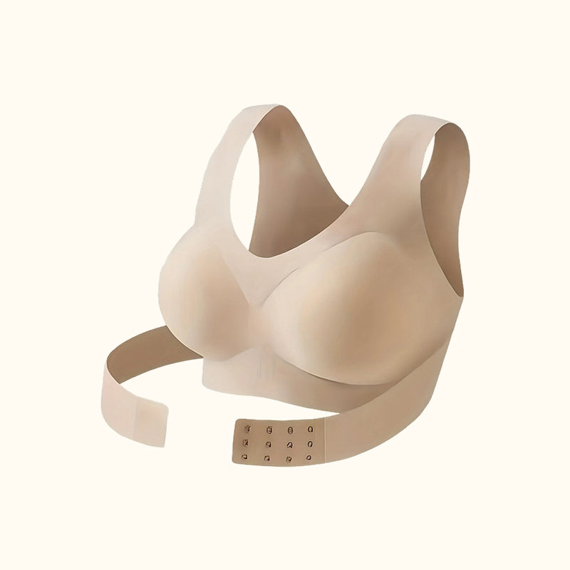 🧘 Sportbeha voor dames die de houding corrigeert en de rug gladstrijkt: beugelvrije ondersteuning en sluiting aan de voorkant! ✨