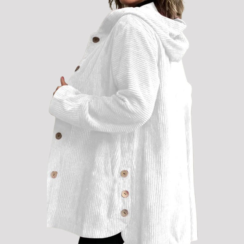 🍂 Casual fluwelen hoodiejas voor de herfst🧥