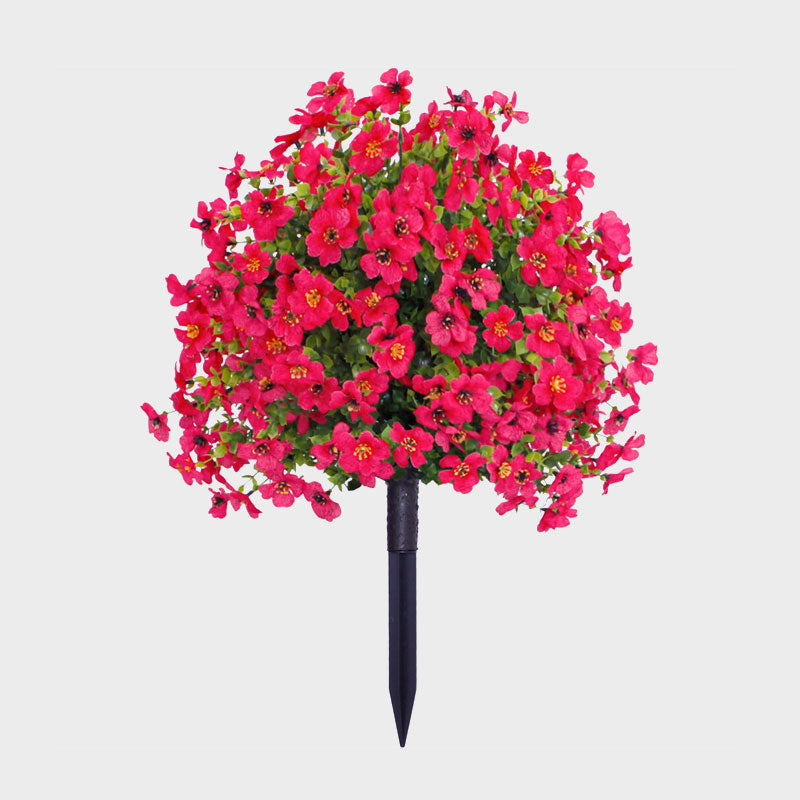 Kunstmatige Eucalyptus en Viooltjes Bloemendecoratie voor in de grond
