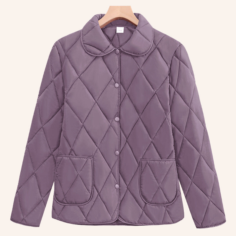 ✨ Korte Dames Jas met Ruitpatroon 🧥