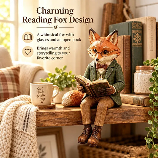 🦊 Lezende Vos Ornament