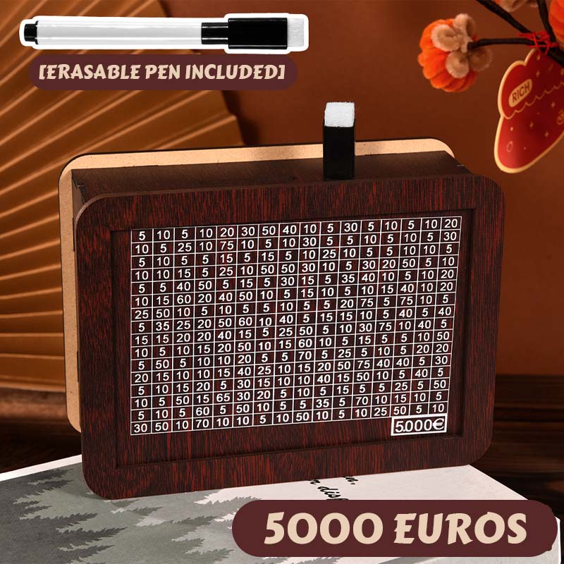 🔥Houten digitale spaarpot