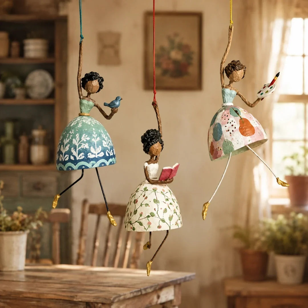 💃 Dansende Dame — vrolijke hanger voor aan de muur