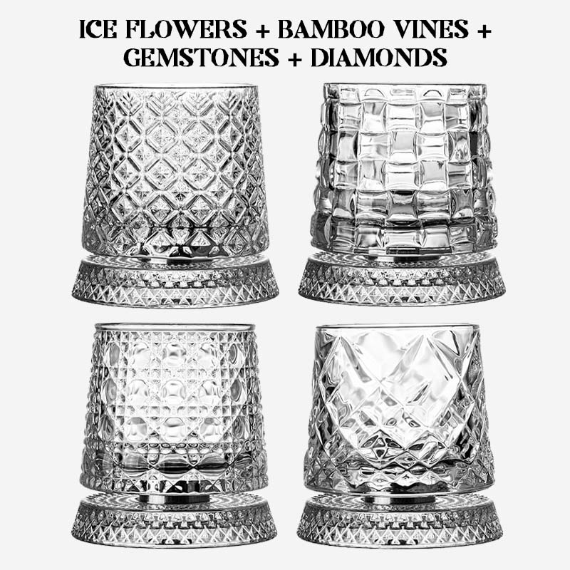 ✨ Luxe Draaiend Whiskyglas · Crystal Spin-serie