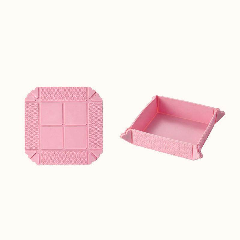 🍽️ Opvouwbare Hittebestendige Mat & Opbergbak – 2-in-1 Onderzetter en Snacktray met Magneetopslag 🧲✨