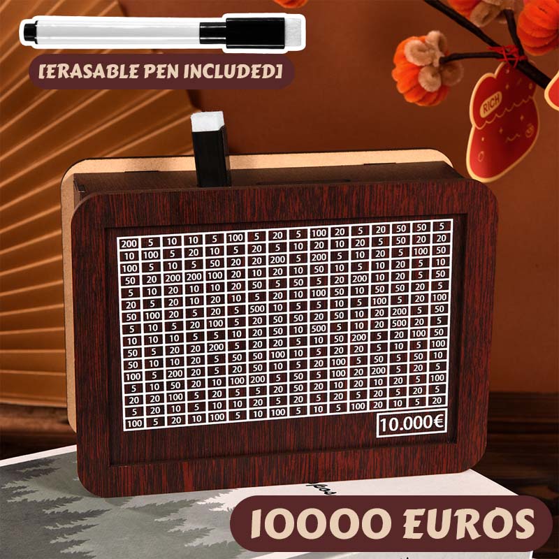 🔥Houten digitale spaarpot