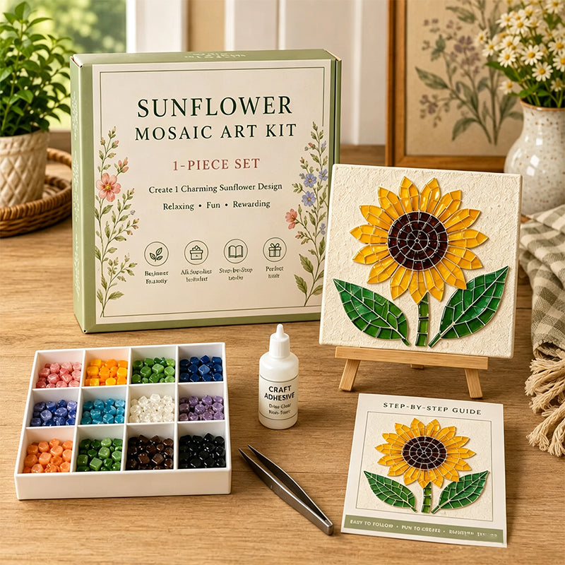 🎨Maak thuis schitterende mozaïekkunst! ✨Jouw perfecte creatieve uitje zonder scherm! 🧘