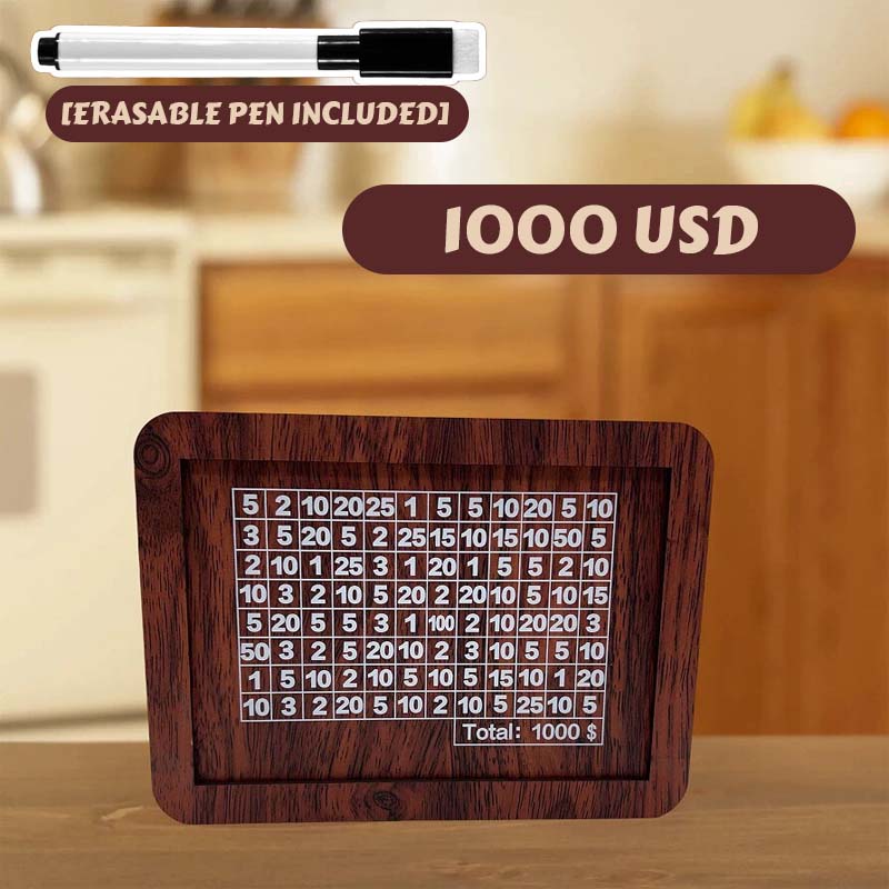 🔥Houten digitale spaarpot