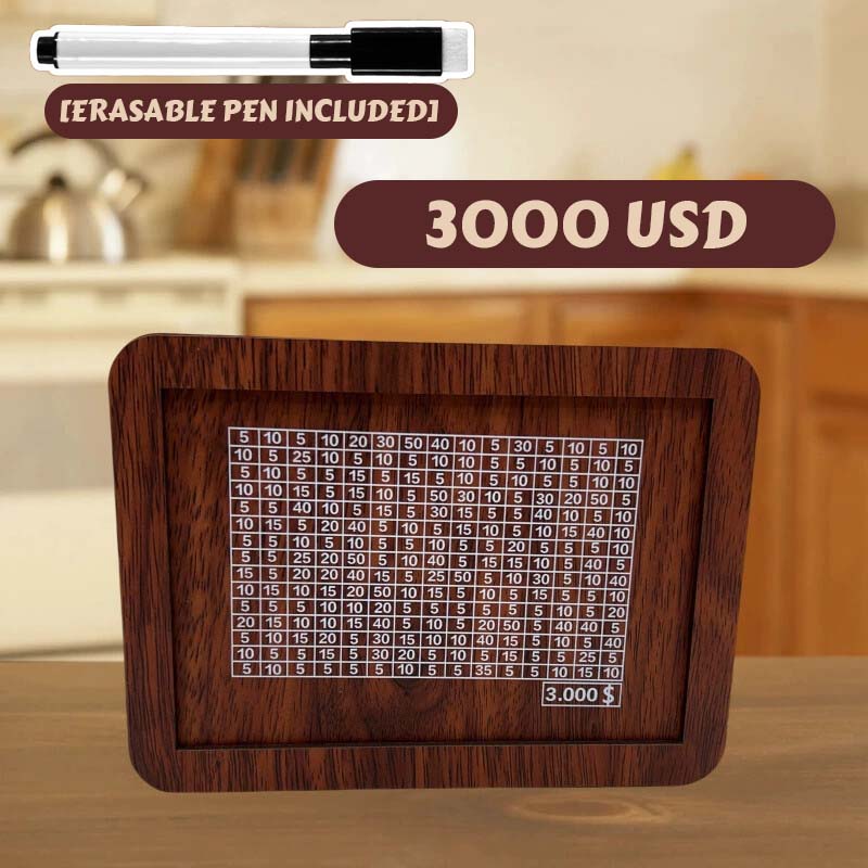 🔥Houten digitale spaarpot