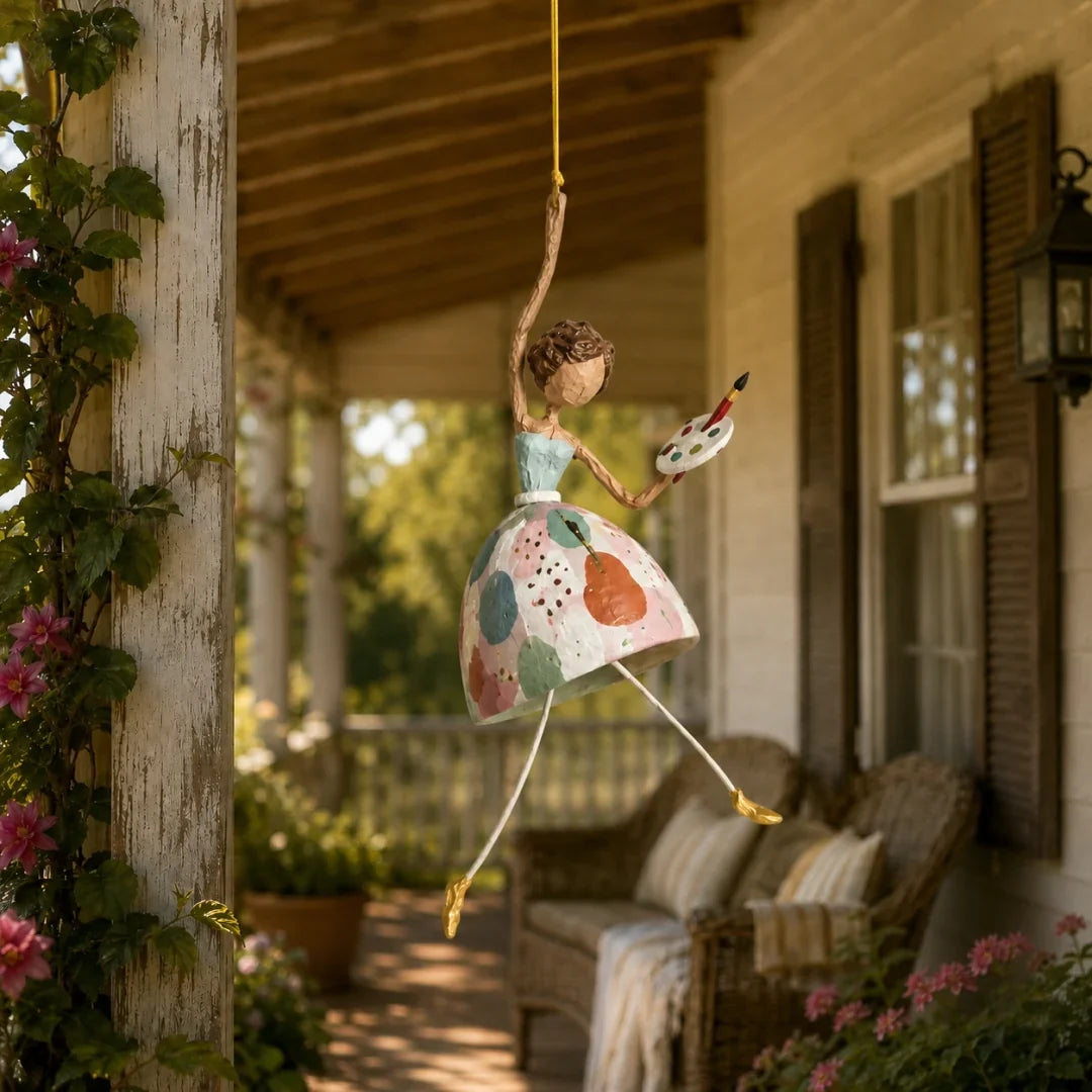 💃 Dansende Dame — vrolijke hanger voor aan de muur