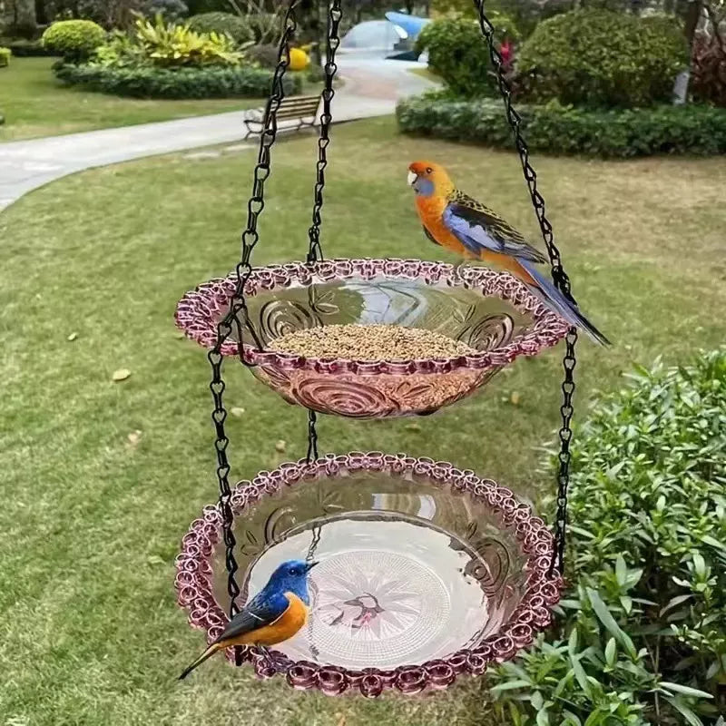 🔥💐LENTE-UITVERKOOP - 50% KORTING⚡Meer dan 50.000 verkocht!🐦Zonne-waterval hangende vogelbadfontein