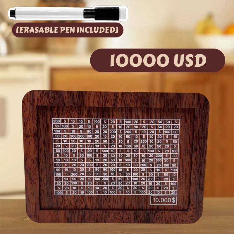🔥Houten digitale spaarpot
