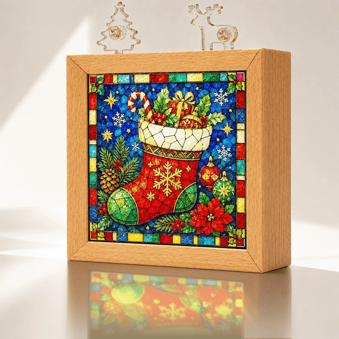 🧩 Nachtlampje met kerstpuzzel — bouw je eigen kerstverlichting