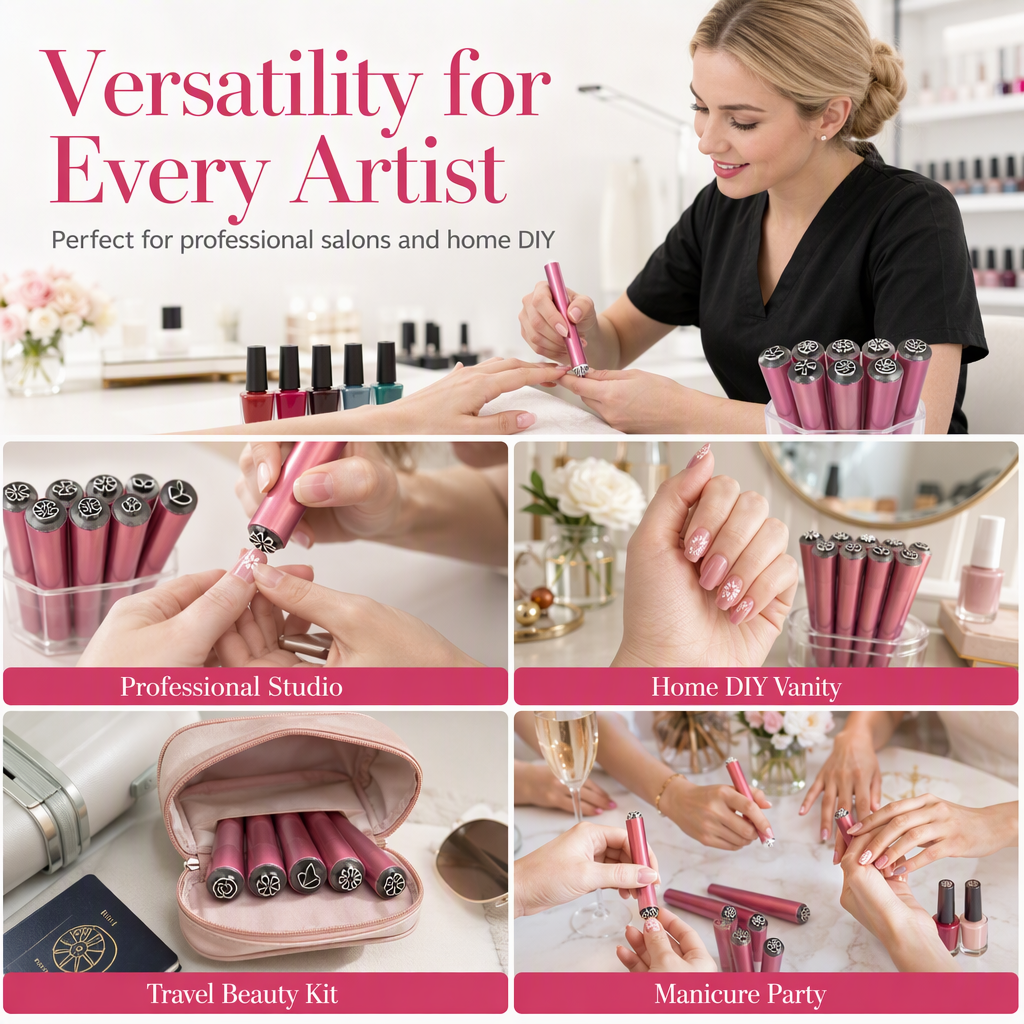 🔥 Vroege Black Friday Sale: 49% KORTING! – Nail Art Stamppennenset 💅✨