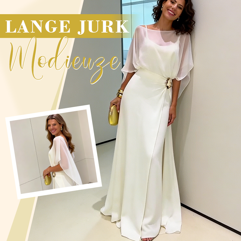 Eenvoudige, Elegante En Stijlvolle Maxi-jurk