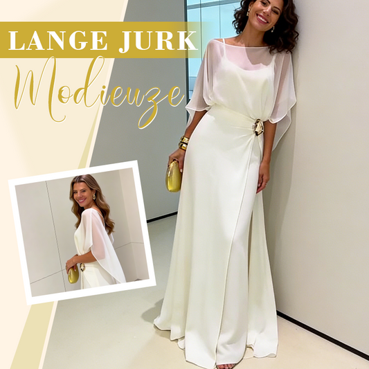 Eenvoudige, Elegante En Stijlvolle Maxi-jurk