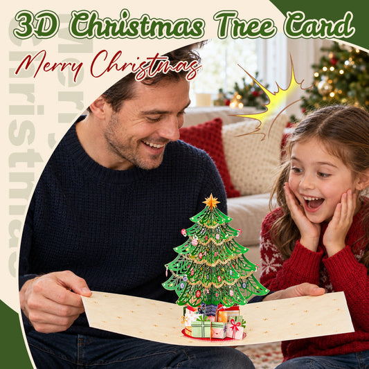 🎄 3D Pop-Up Kerstboom Kaart ✨