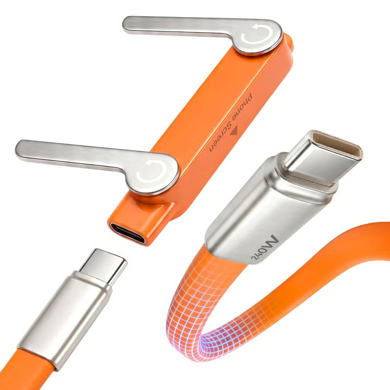 🔥 Sneloplaadkabel met afneembare standaard — nu 50% korting