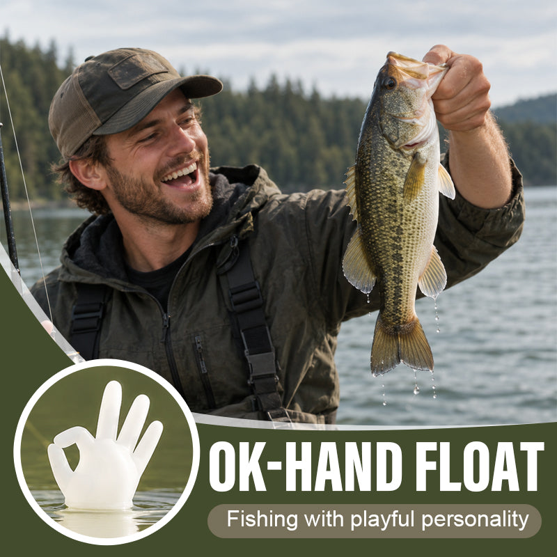 🎣 Novelty OK Hand Vissersdobber — Beet Indicator
