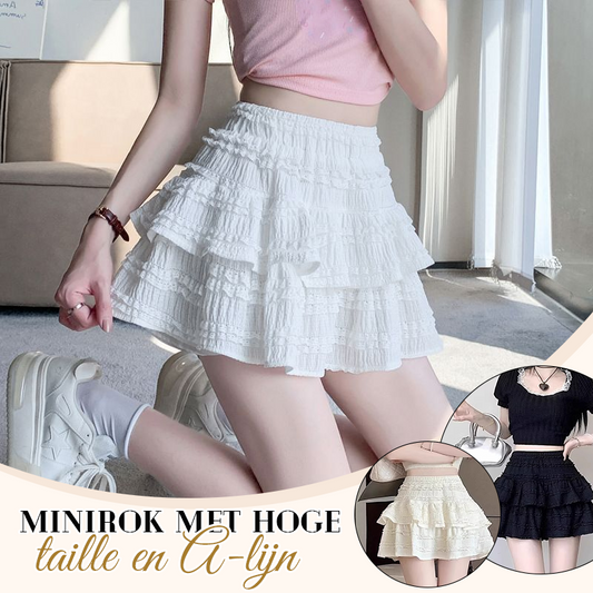 🎀 Minirok met hoge taille en A-lijn 🎀