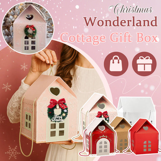 🎁 Kersthuisjes cadeaudoos — een feestelijk presentje vol gezelligheid