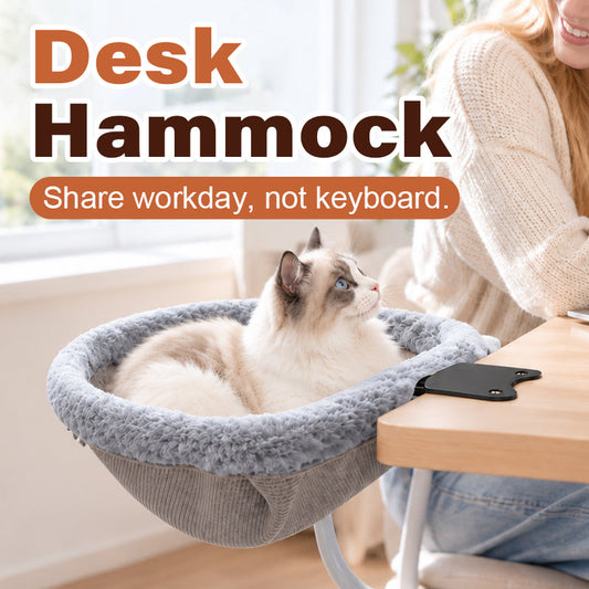 🐈 Opvouwbaar Kattenbed en Hangmat voor aan het Bureau — Comfortabel & Ruimtebesparend