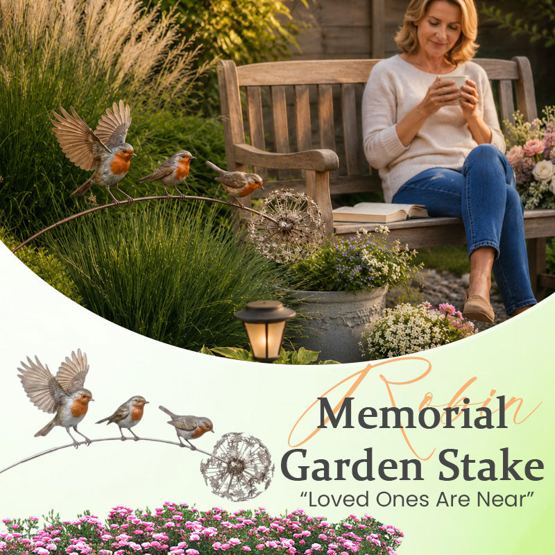 Als er een roodborstje verschijnt, is er een dierbare in de buurt. Houd hun herinnering levend! 🕊️❤️🍂