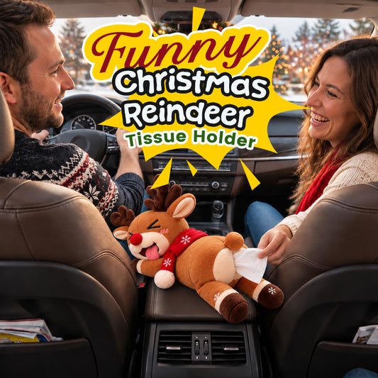 😂 Grappige Kerst Rendier Tissuebox Houder 🎄🦌