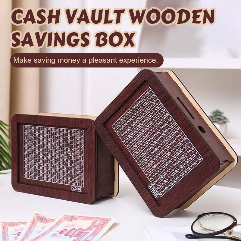 🔥Houten digitale spaarpot