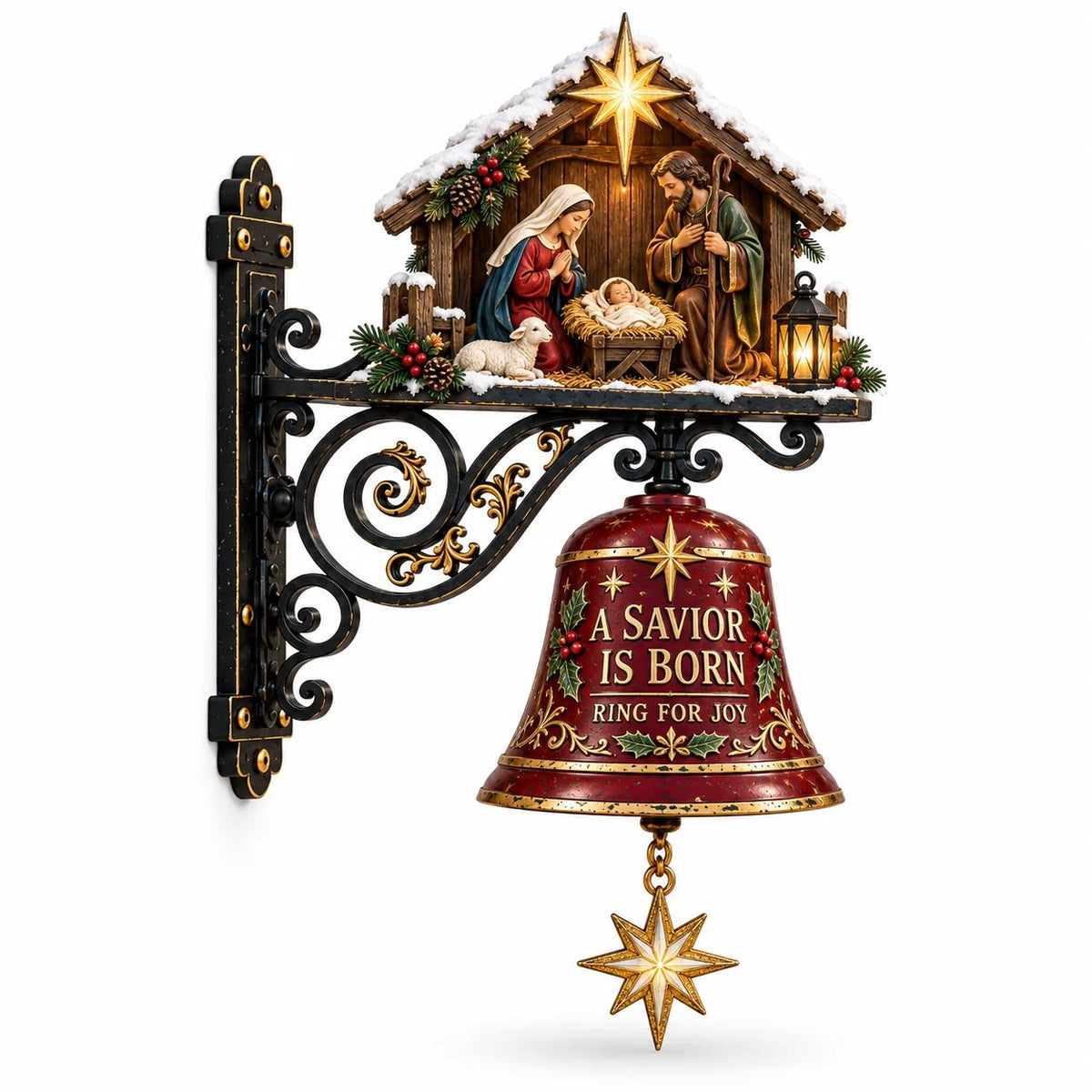 ✨ Jezus Geboorte Kerst Deurbel