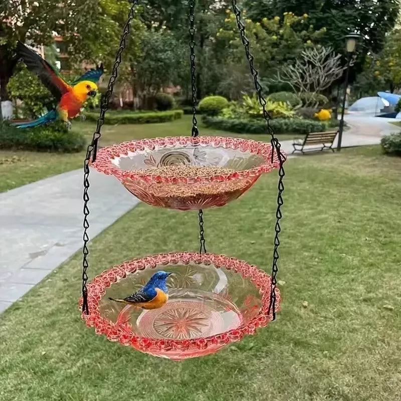 🔥💐LENTE-UITVERKOOP - 50% KORTING⚡Meer dan 50.000 verkocht!🐦Zonne-waterval hangende vogelbadfontein