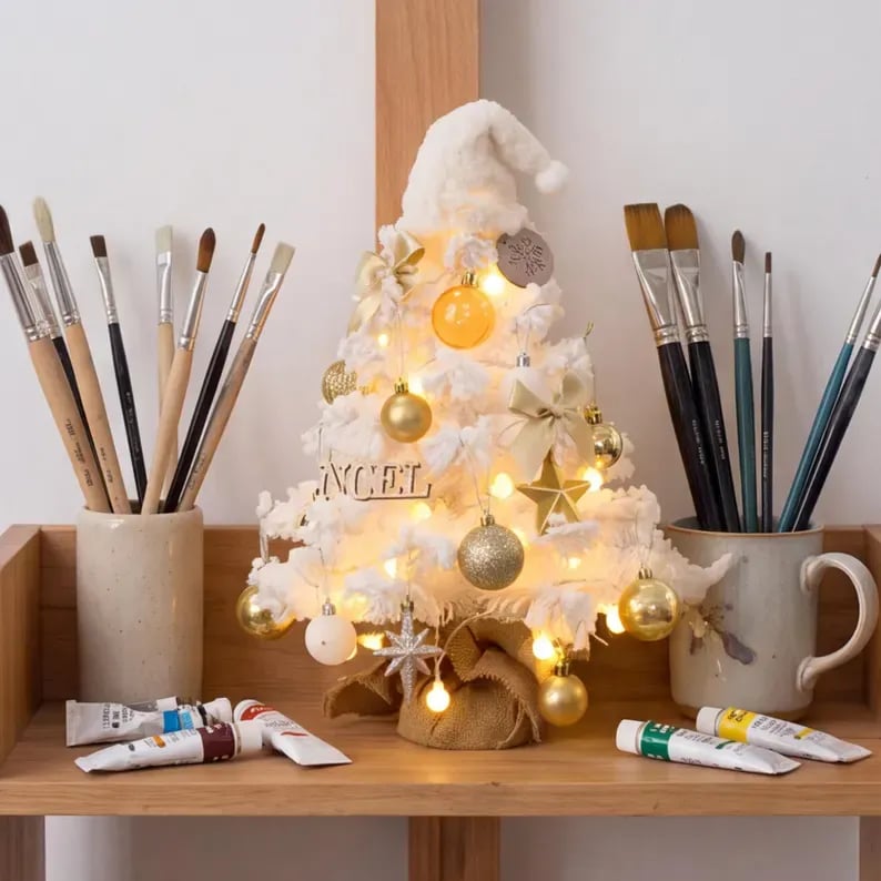 🔥 49% KORTER THIS WEEK! 🎄 De schattigste 20-inch sneeuwboom om je kleine ruimte te verfraaien! 🎅