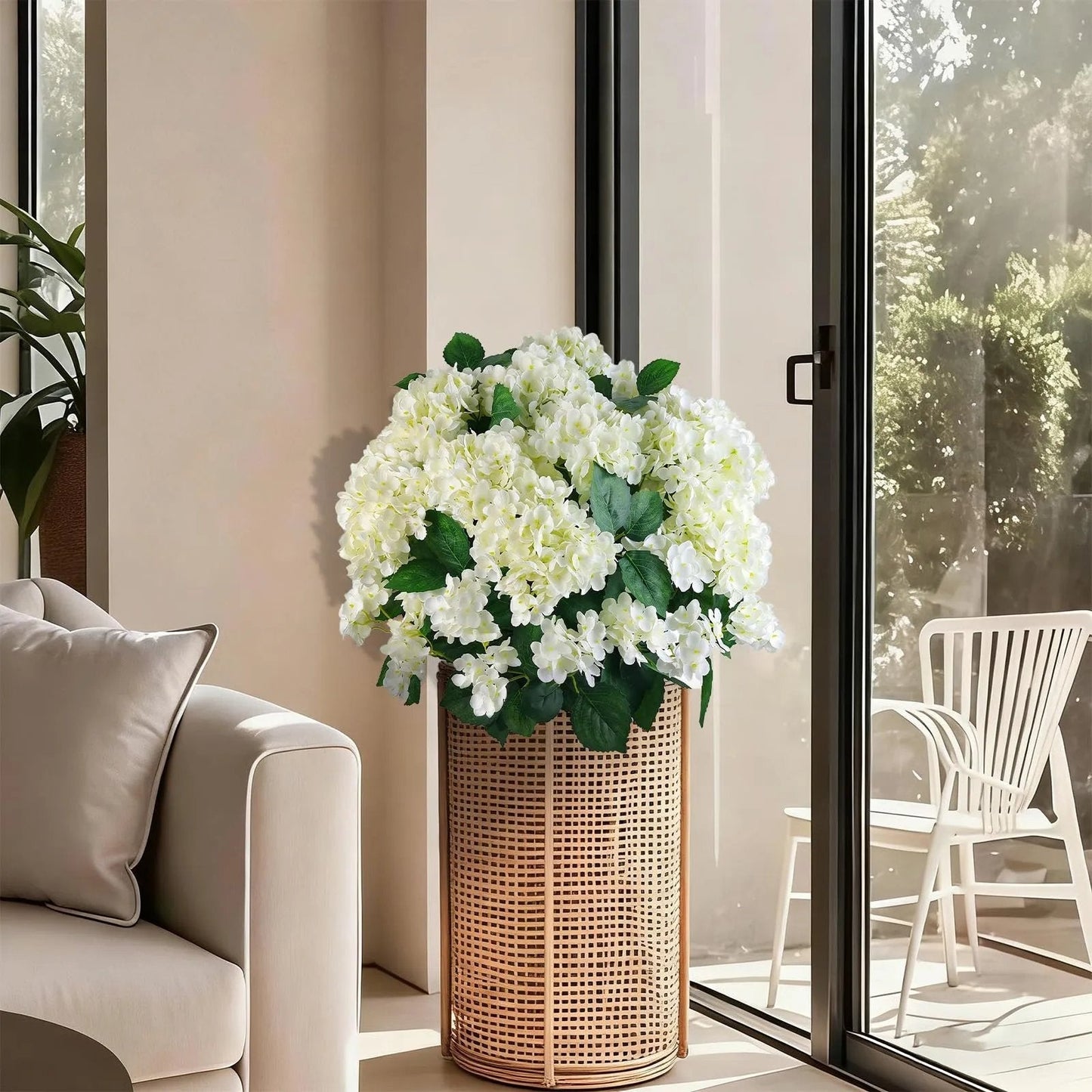 🌼Kunsthortensia's voor buiten – UV-bestendig, waterdicht en windbestendig💐🌸