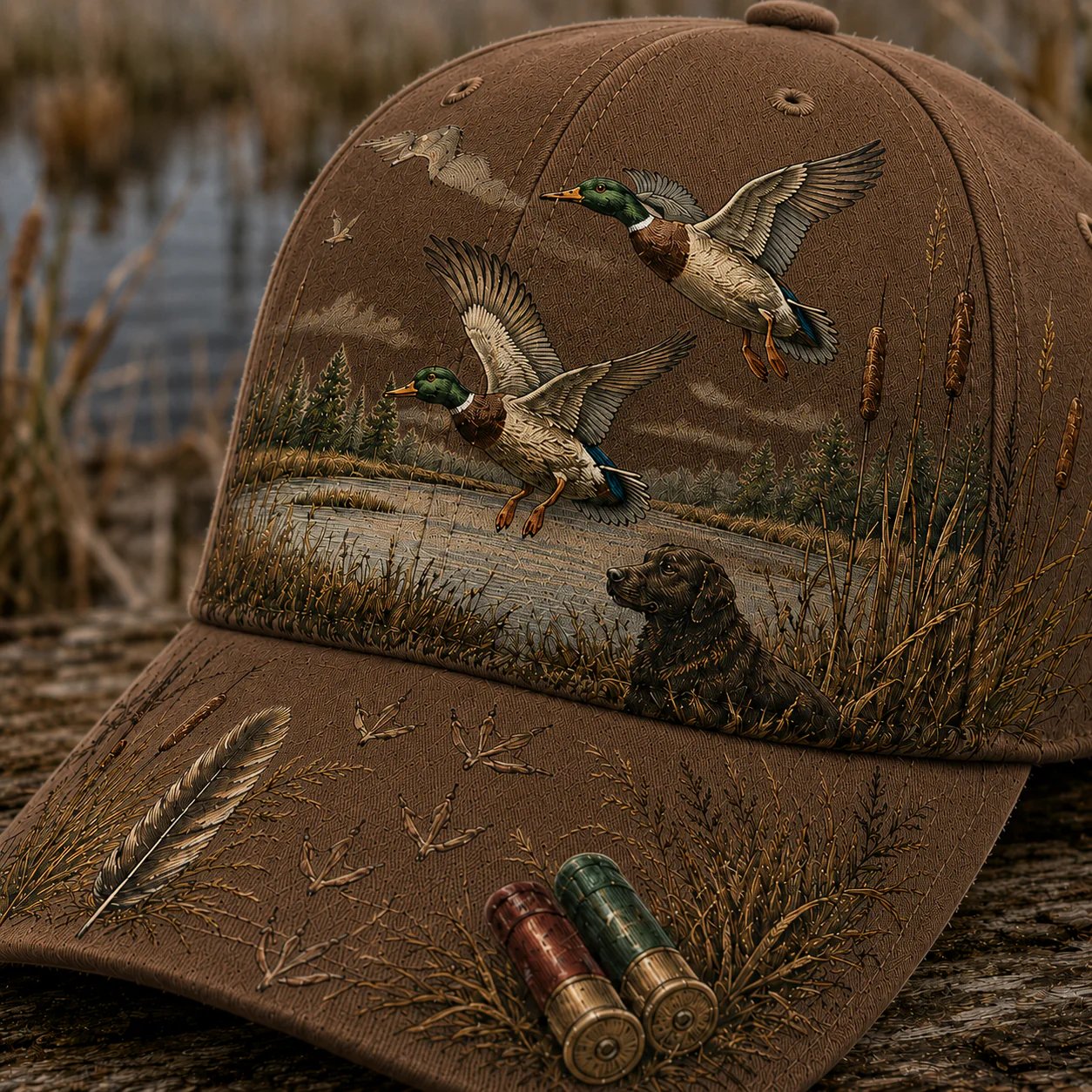 🦆De ultieme opvallende pet voor watervogeljagers! 🌾