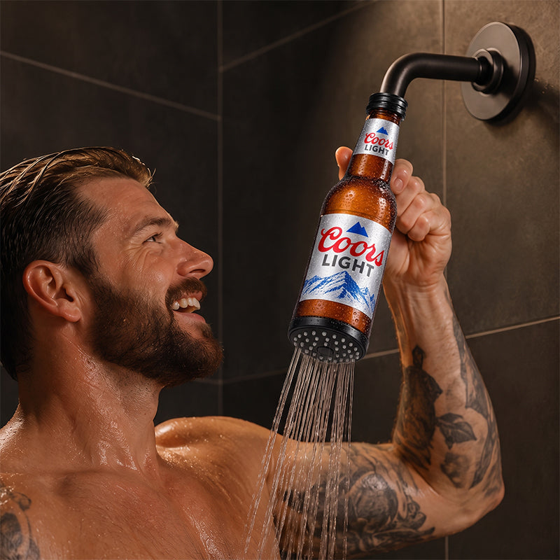 Badkamer-bierdouchekop